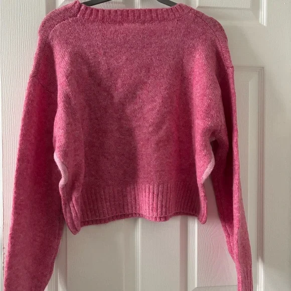 Jessica Simpson Pink and Red Valentines Heart Sweater - Picture 4 of 4